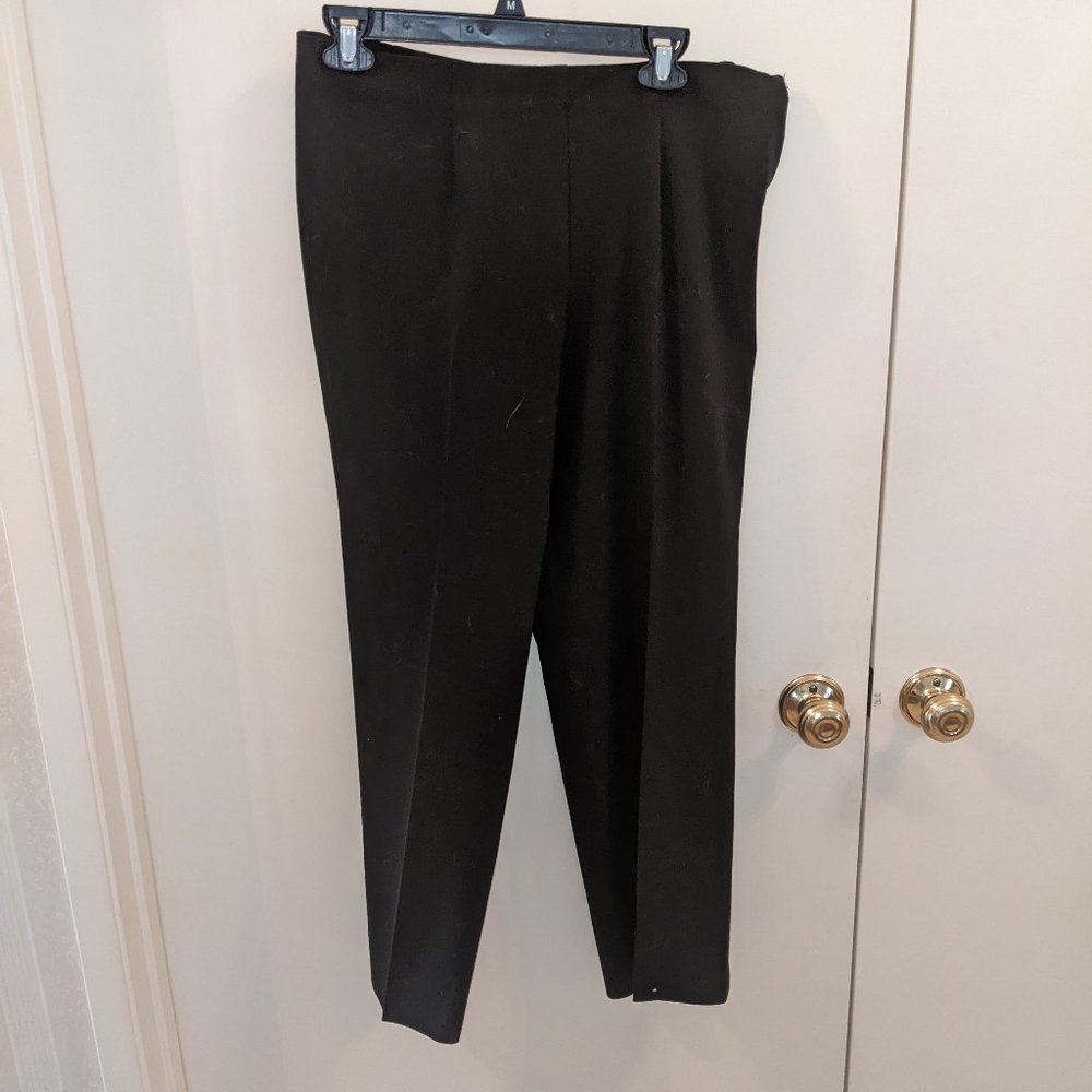 Coldwater creek black side zip 8 petite